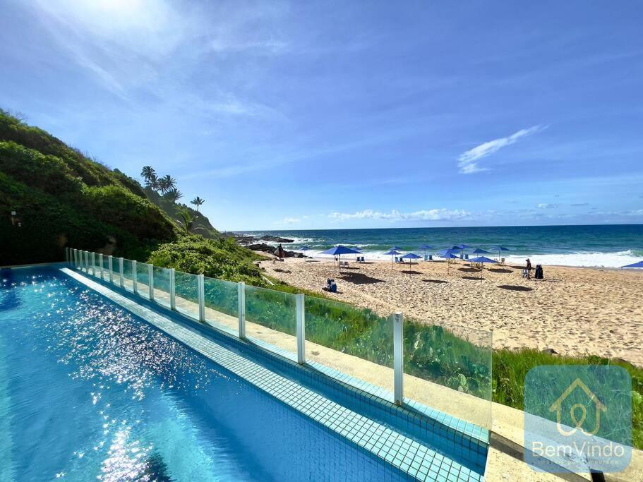 Apartamento Completo Com Vista Mar E Pe Na Areia Salvador Exterior photo
